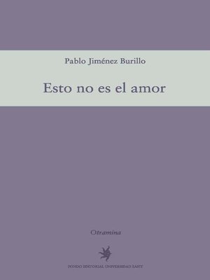 cover image of Esto no es el amor